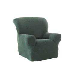 Getextureerde, bi-rekbare hoes voor zitbank en fauteuil met armleuningen