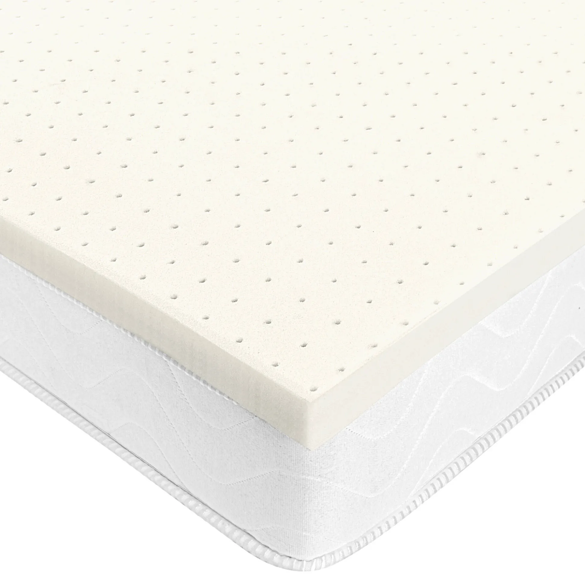 Geventileerde topdekmatras in latex