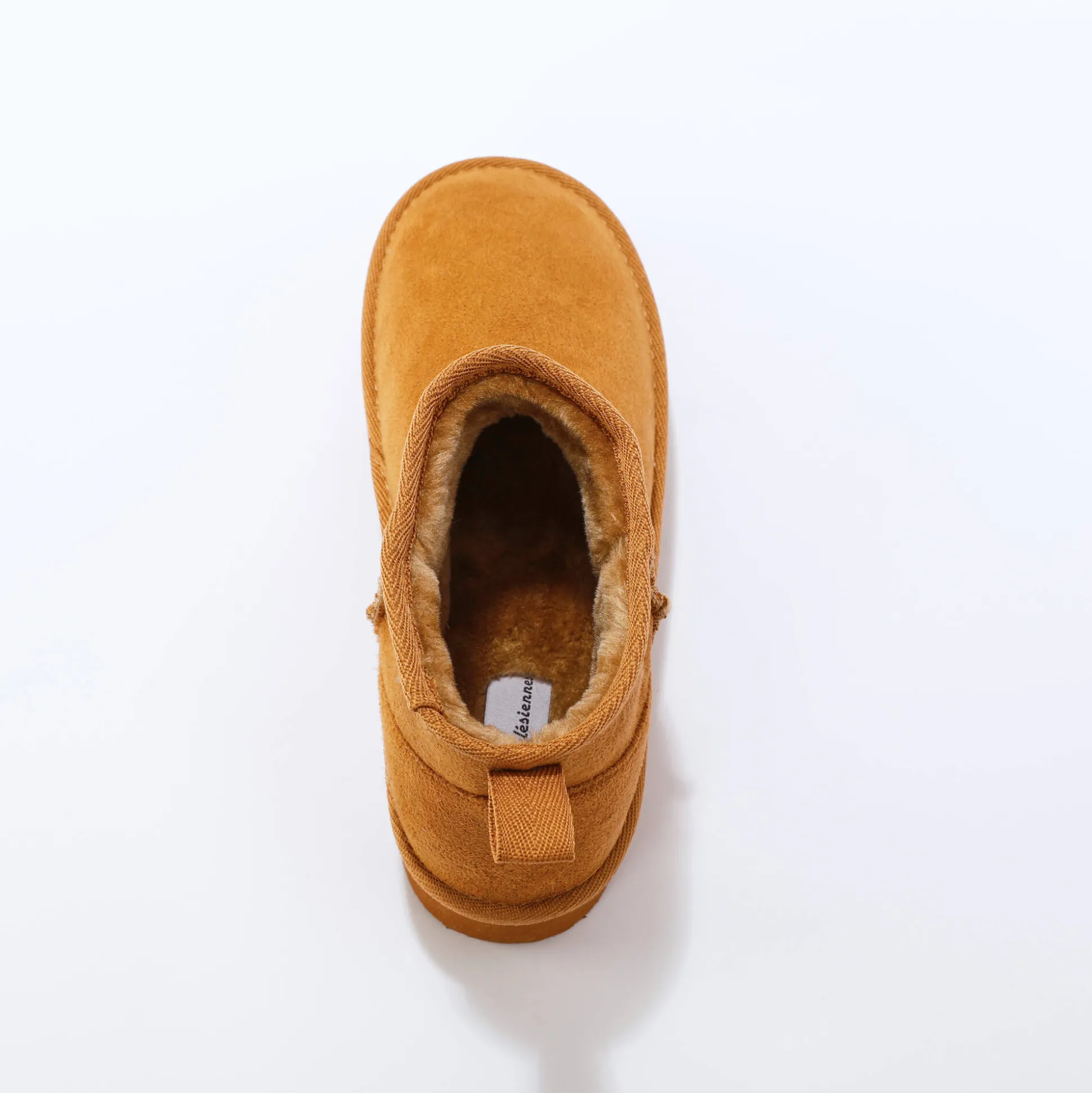 Gevoerde boots met platformzool