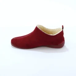 Gevoerde pantoffels, suedine