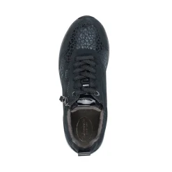 Gevoerde sneakers met sleehak
