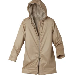 Gevoerde, waterdichte parka, halflang