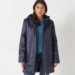 Gevoerde, waterdichte parka, halflang
