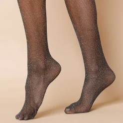 Glanzende panty - set van 2