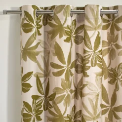 Gordijn met bloemenprint