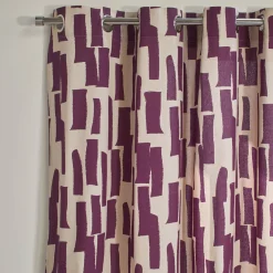 Gordijn met geometrische print
