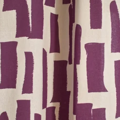 Gordijn met geometrische print