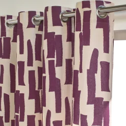 Gordijn met geometrische print