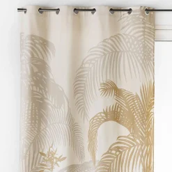 Gordijn met tropische print