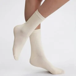 Halfhoge damessokken in thermofleece Dim - set van 2 paar