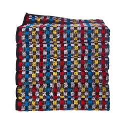Handdoek in badstof met zwarte fond - Sets