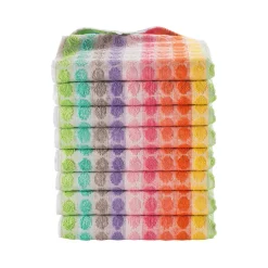 Handdoek in badstof, stippen en strepen - sets