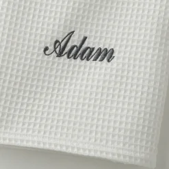 Handdoek in bijenraattricot Colombine®, personaliseerbaar - 240 g/m2