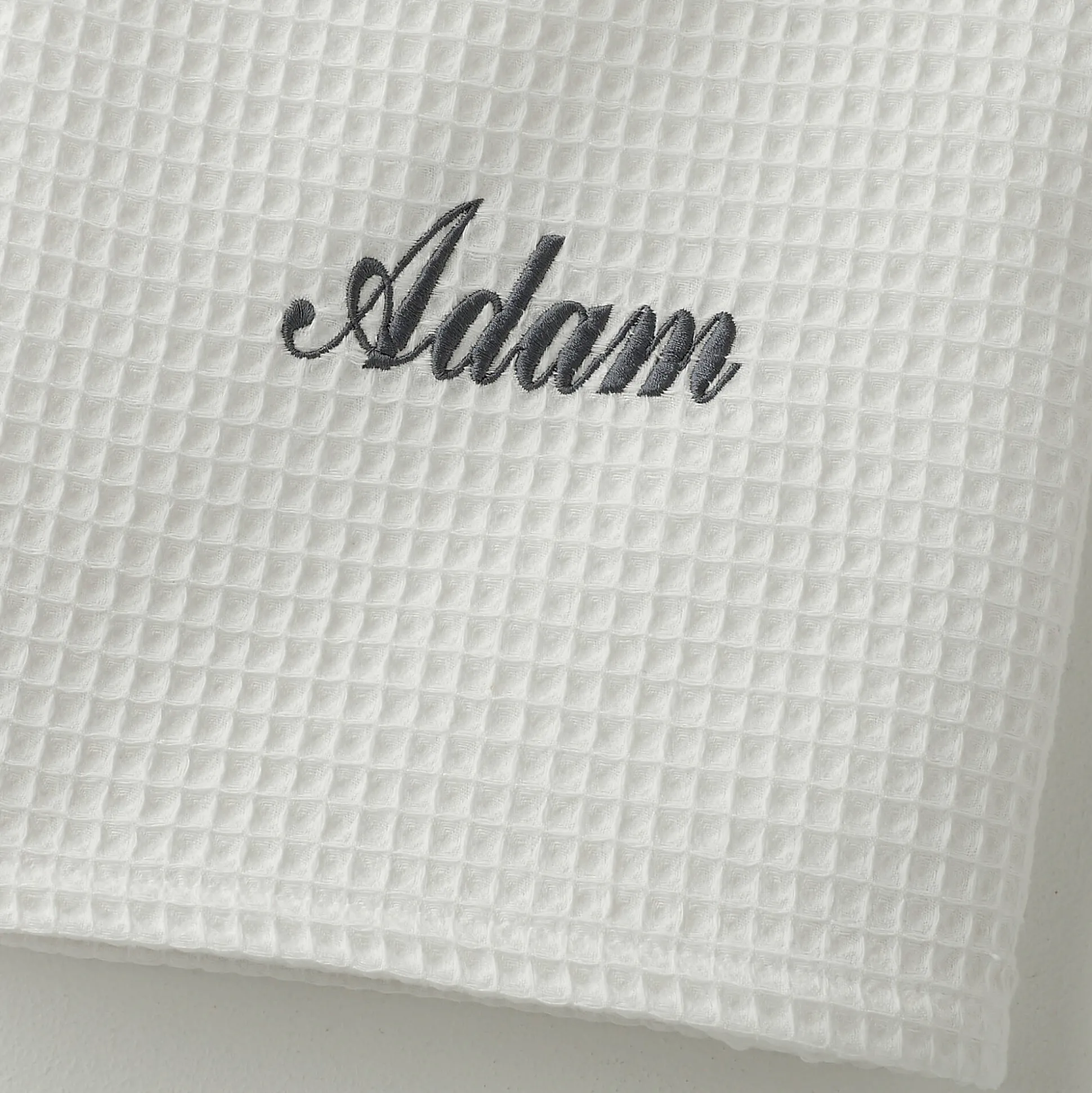 Handdoek in bijenraattricot Colombine®, personaliseerbaar - 240 g/m2