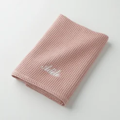 Handdoek in bijenraattricot Colombine®, personaliseerbaar - 240 g/m2