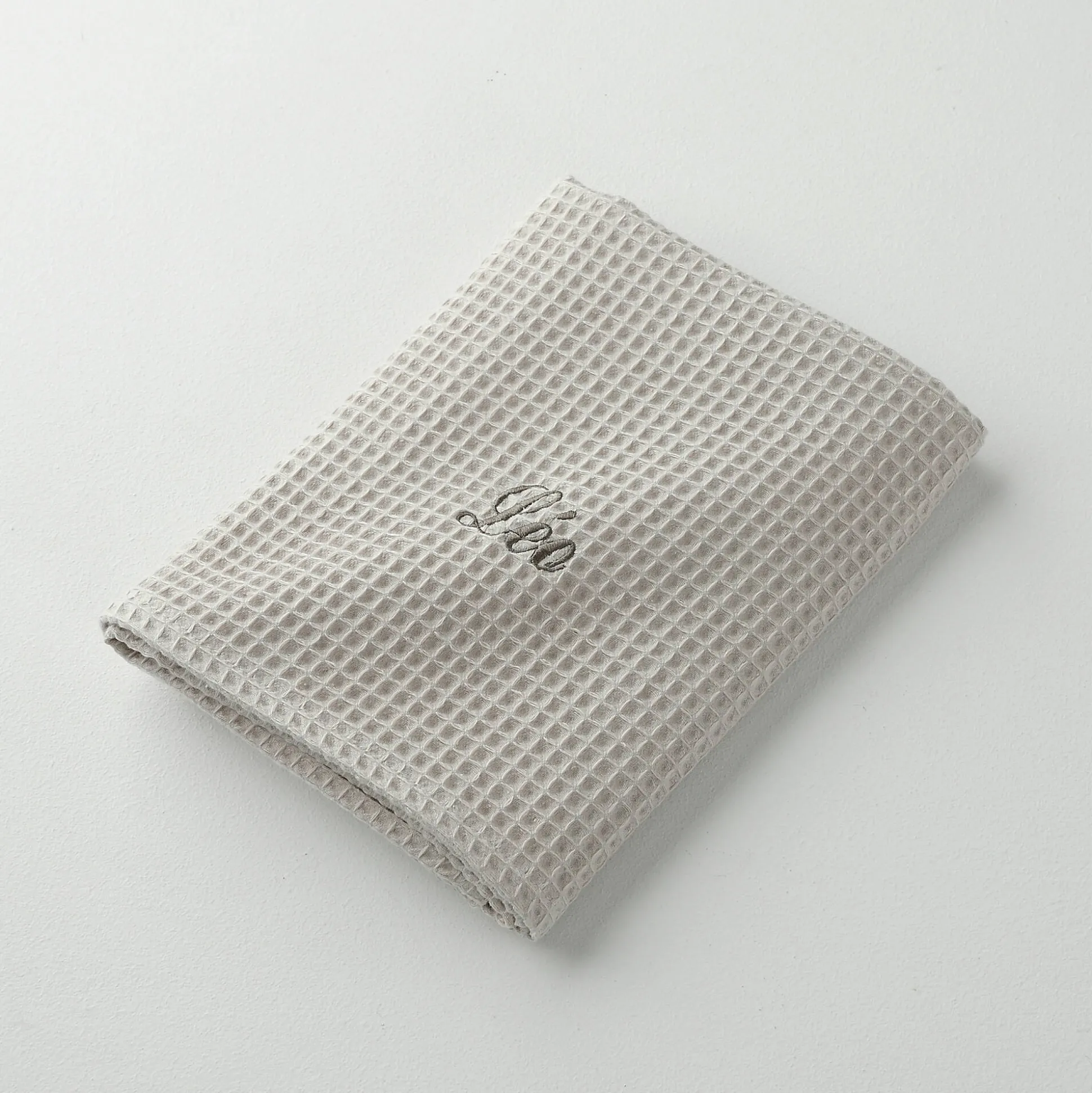 Handdoek in bijenraattricot Colombine®, personaliseerbaar - 240 g/m2