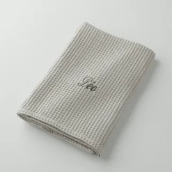 Handdoek in bijenraattricot Colombine®, personaliseerbaar - 240 g/m2