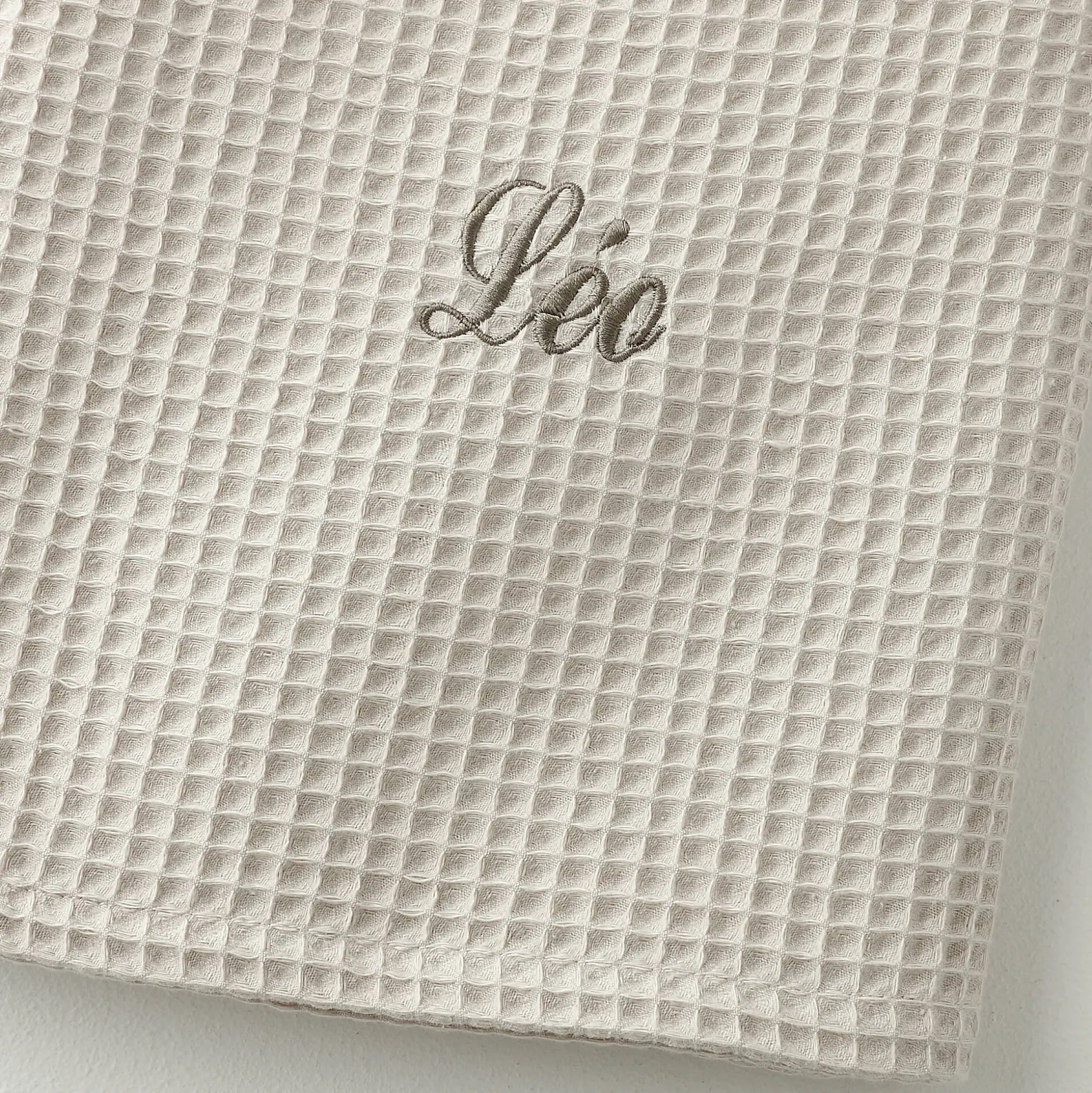 Handdoek in bijenraattricot Colombine®, personaliseerbaar - 240 g/m2