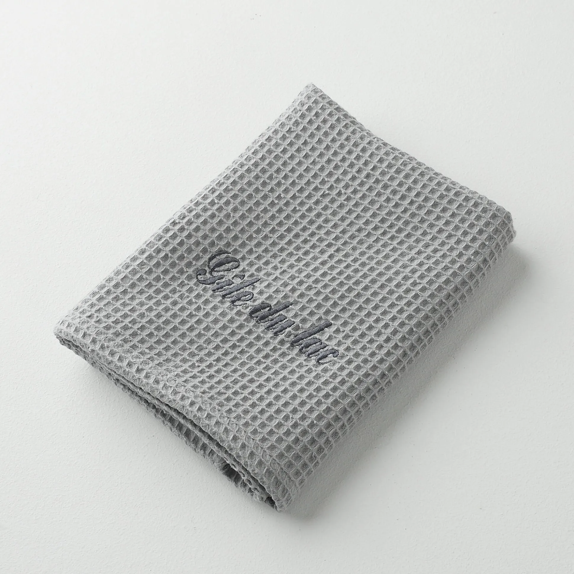 Handdoek in bijenraattricot Colombine®, personaliseerbaar - 240 g/m2