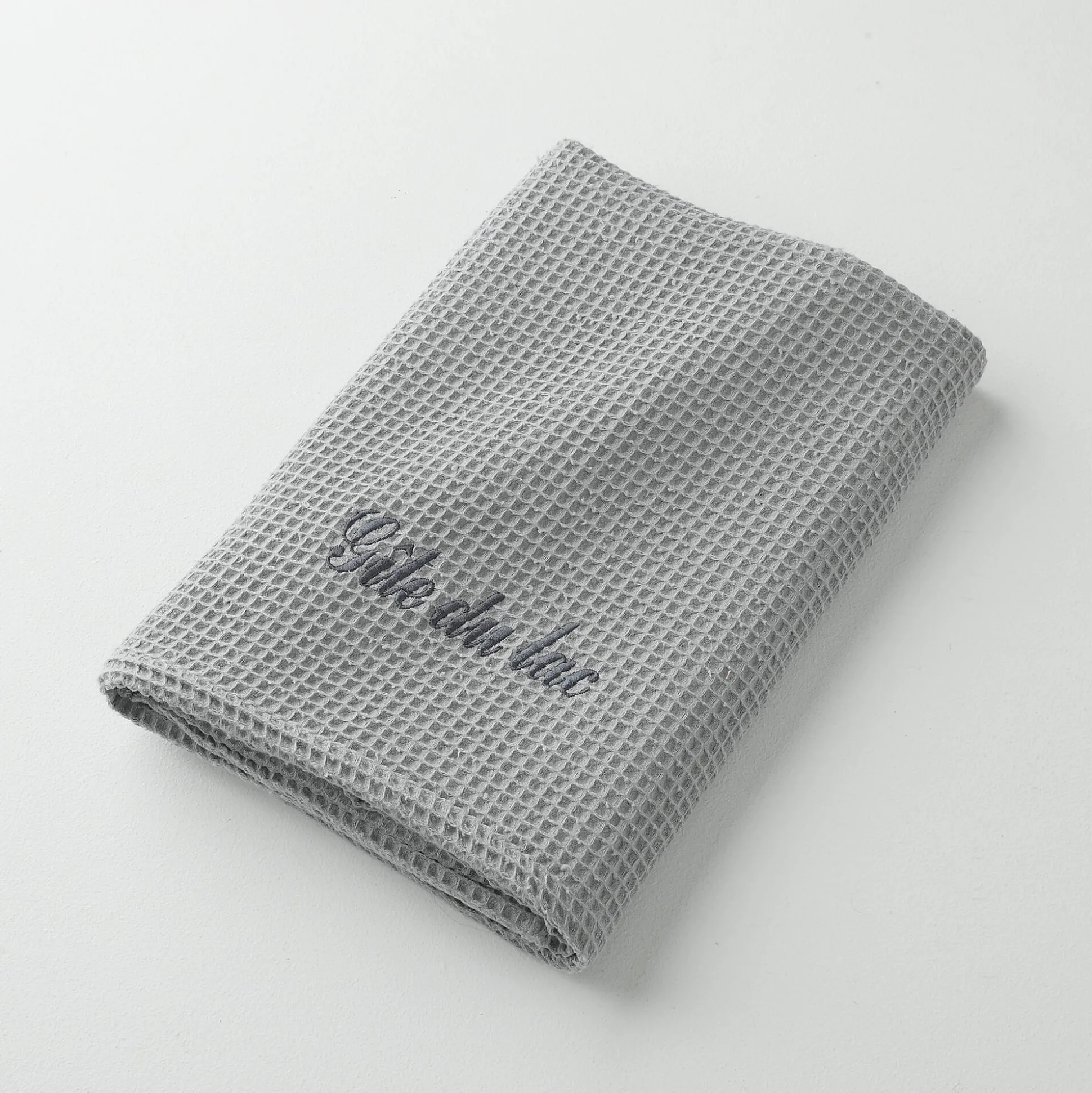 Handdoek in bijenraattricot Colombine®, personaliseerbaar - 240 g/m2
