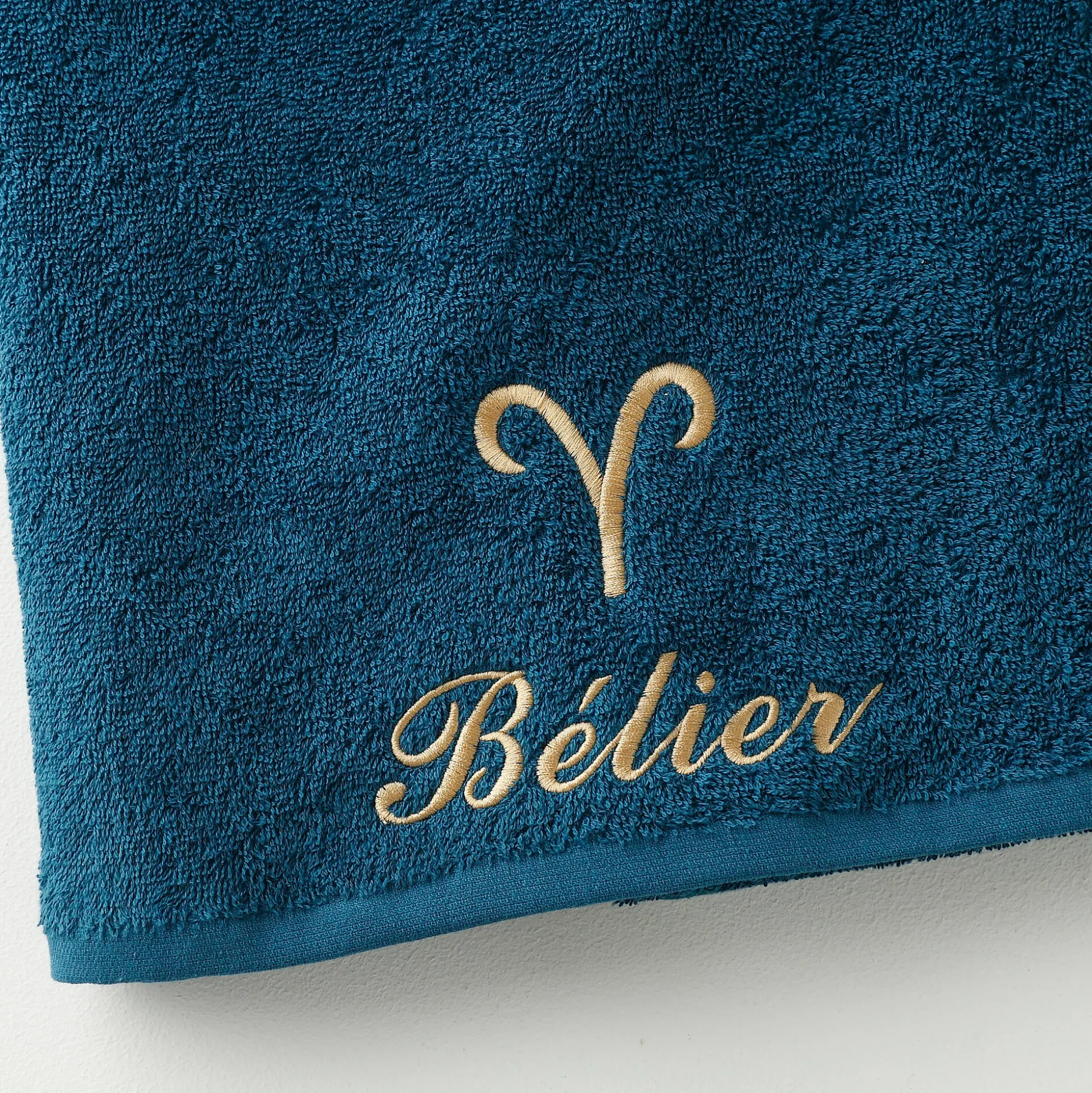 Handdoeken met "Bélier" borduursel - 420 g/m2