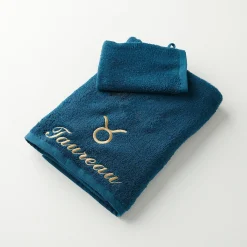 Handdoeken met "Taureau" borduursel - 420 g/m2