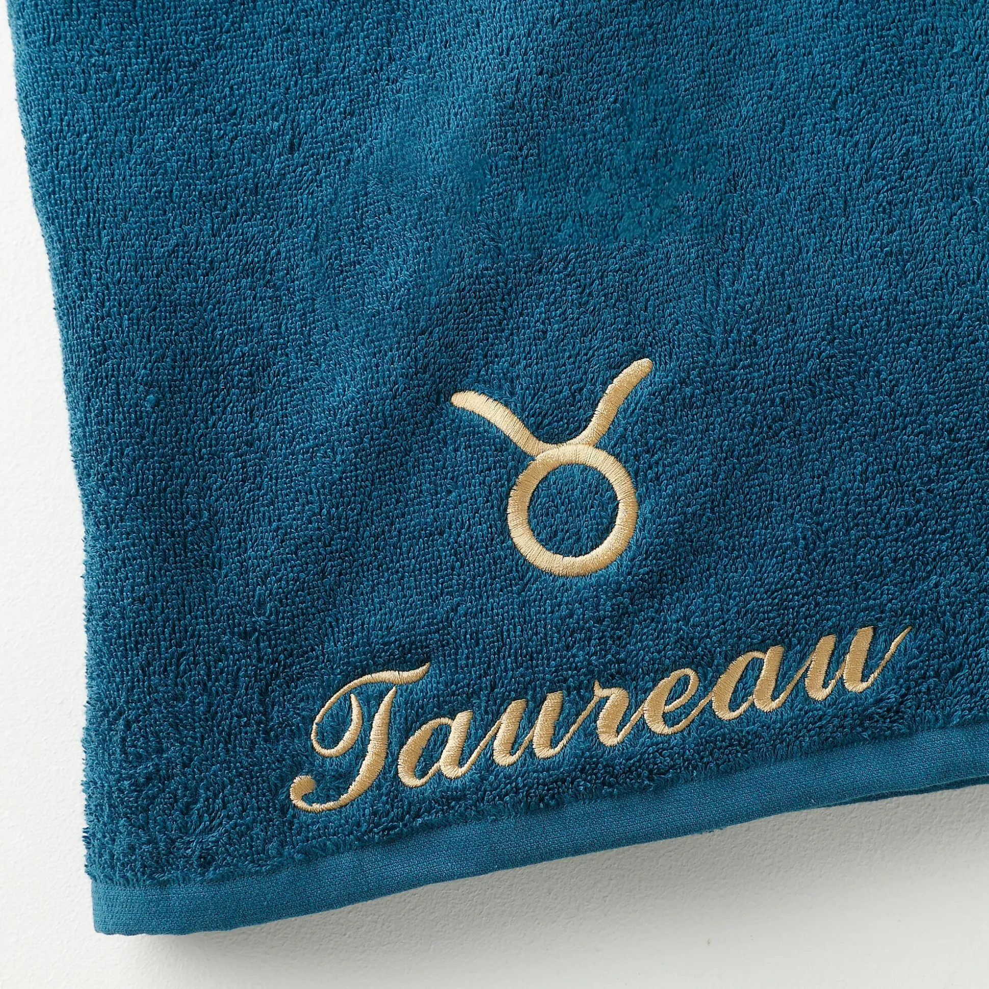 Handdoeken met "Taureau" borduursel - 420 g/m2