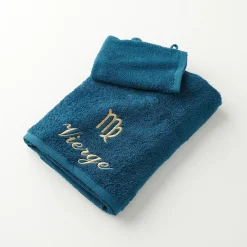 Handdoeken met "Vierge" borduursel - 420 g/m2