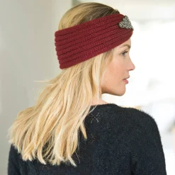 Headband in tricot met juweel