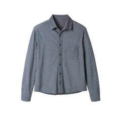Hemd in piquétricot, lange mouwen