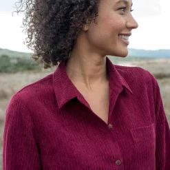 Hemd in ribvelours