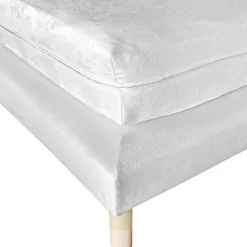 Hoes voor matras of bedbodem met medaillonbestikking 18 cm