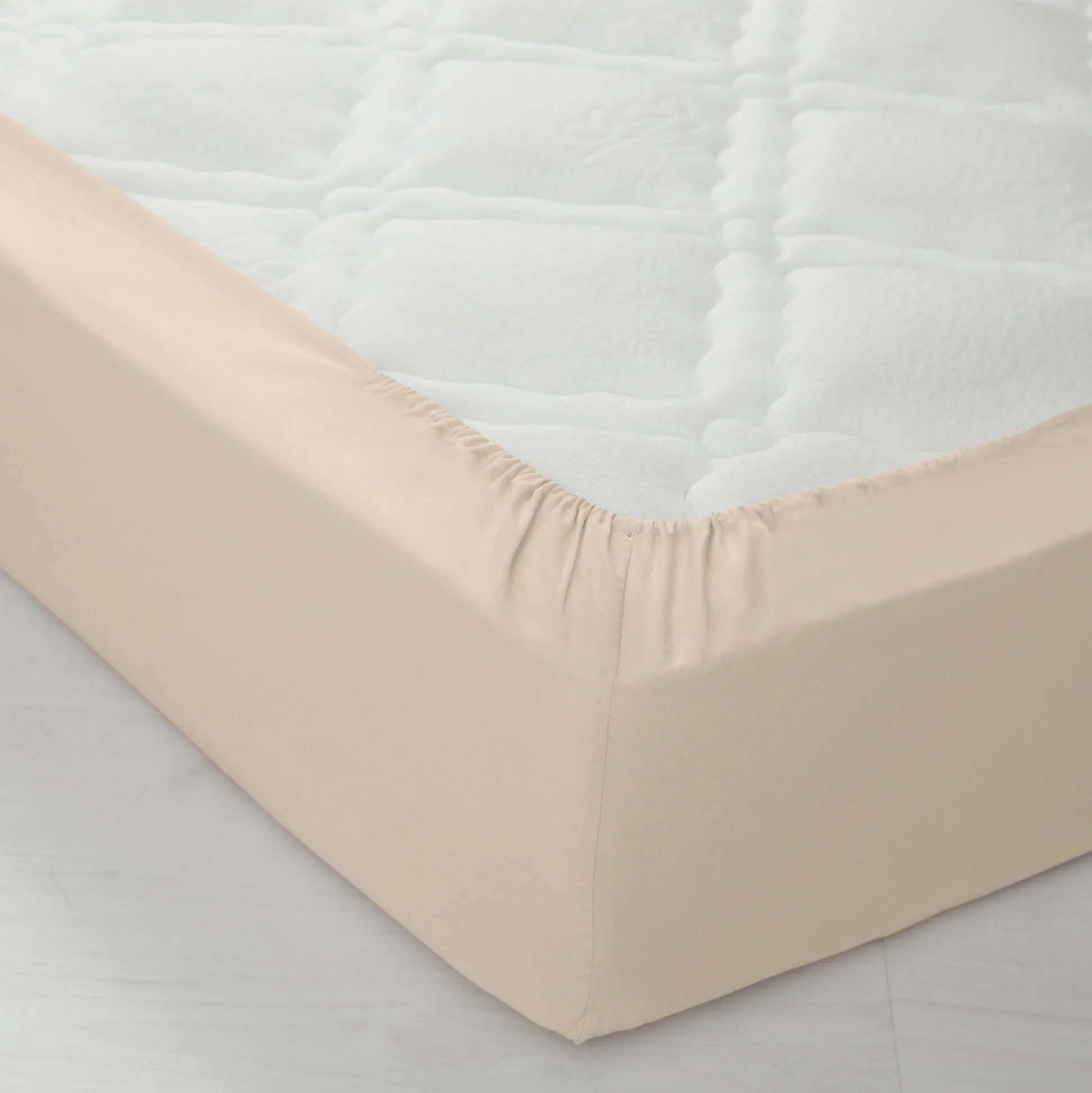 Hoeslaken in effen jersey, hoeken van 26 cm