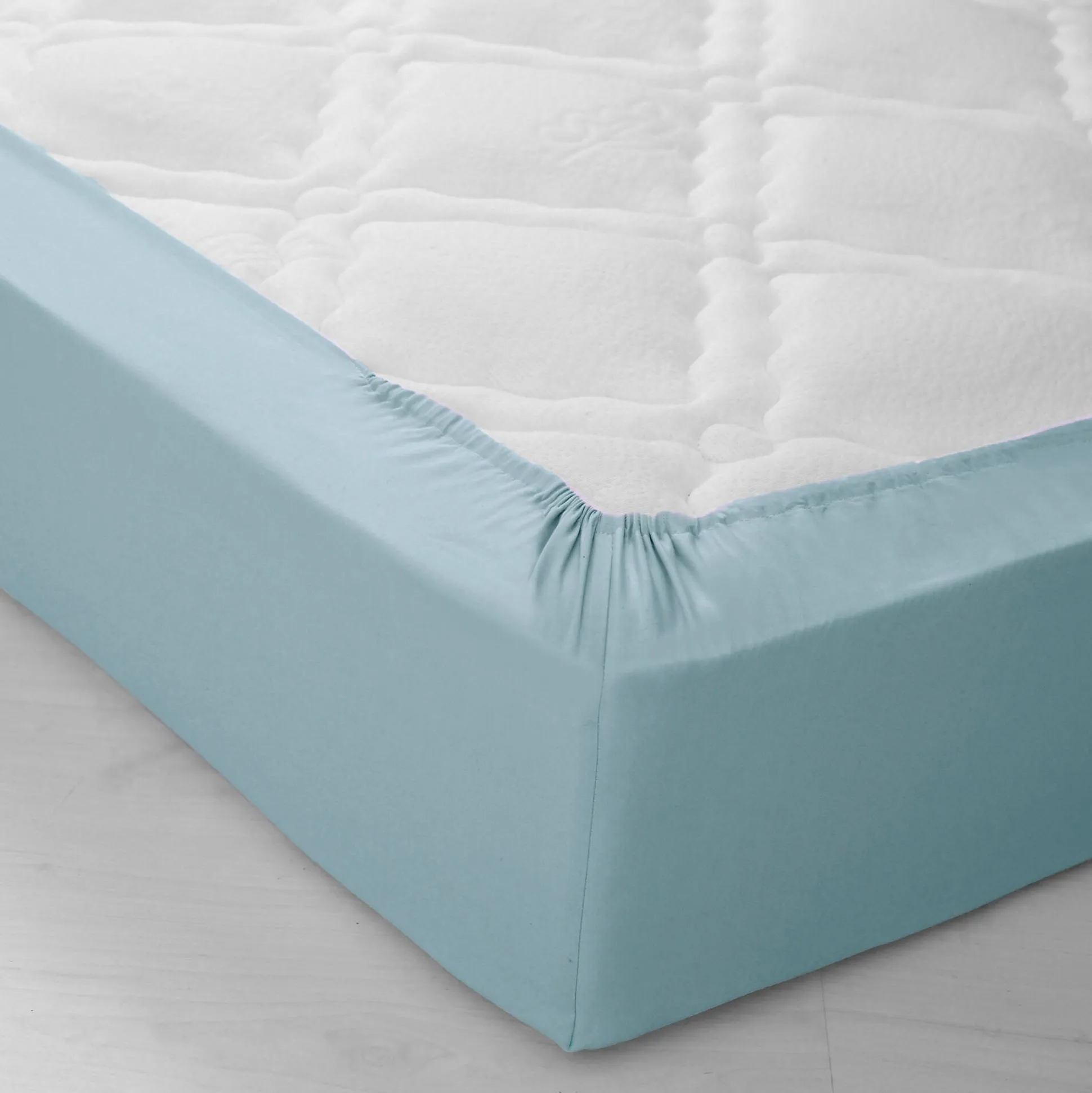 Hoeslaken in effen jersey, hoeken van 26 cm