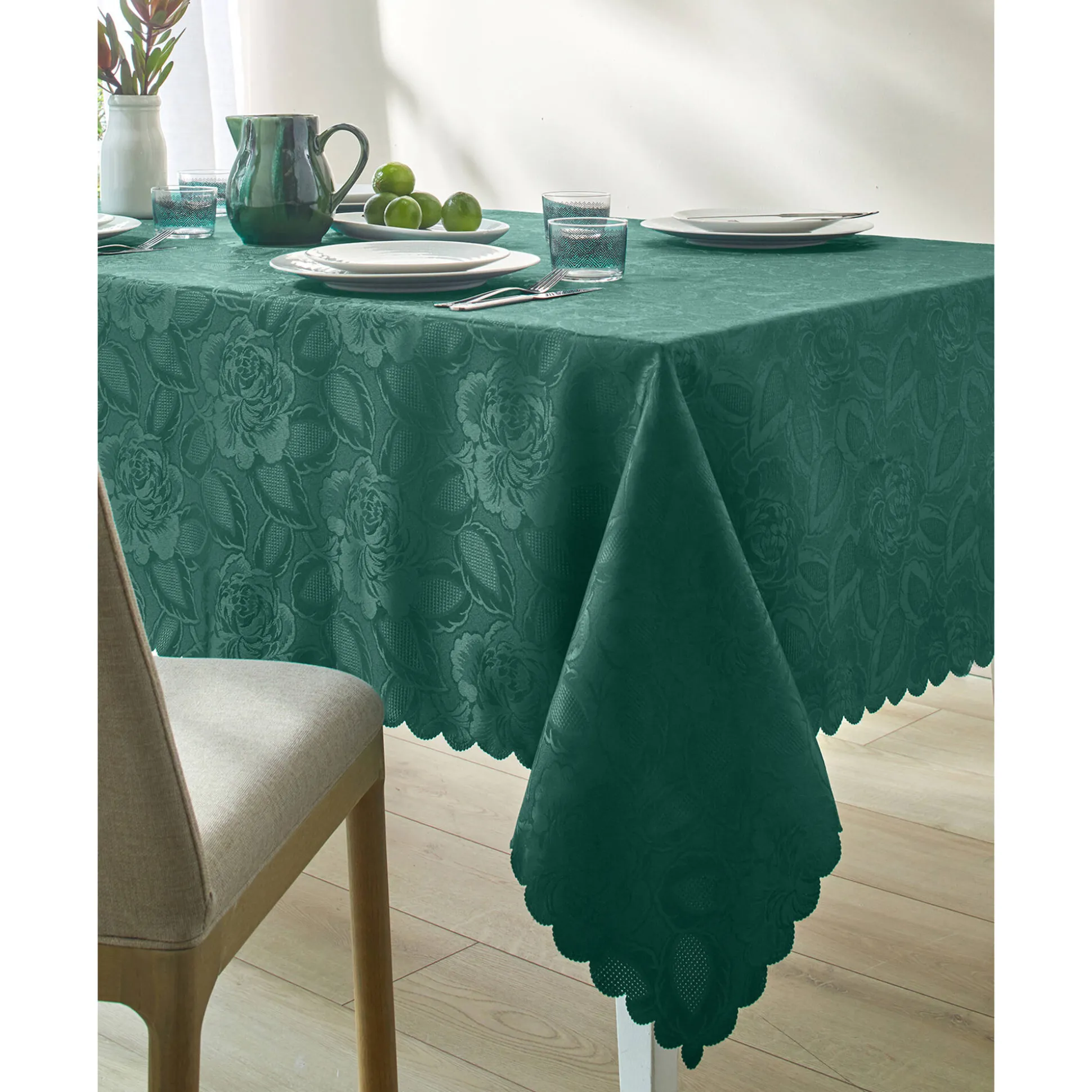 Jacquard tafellaken in damast