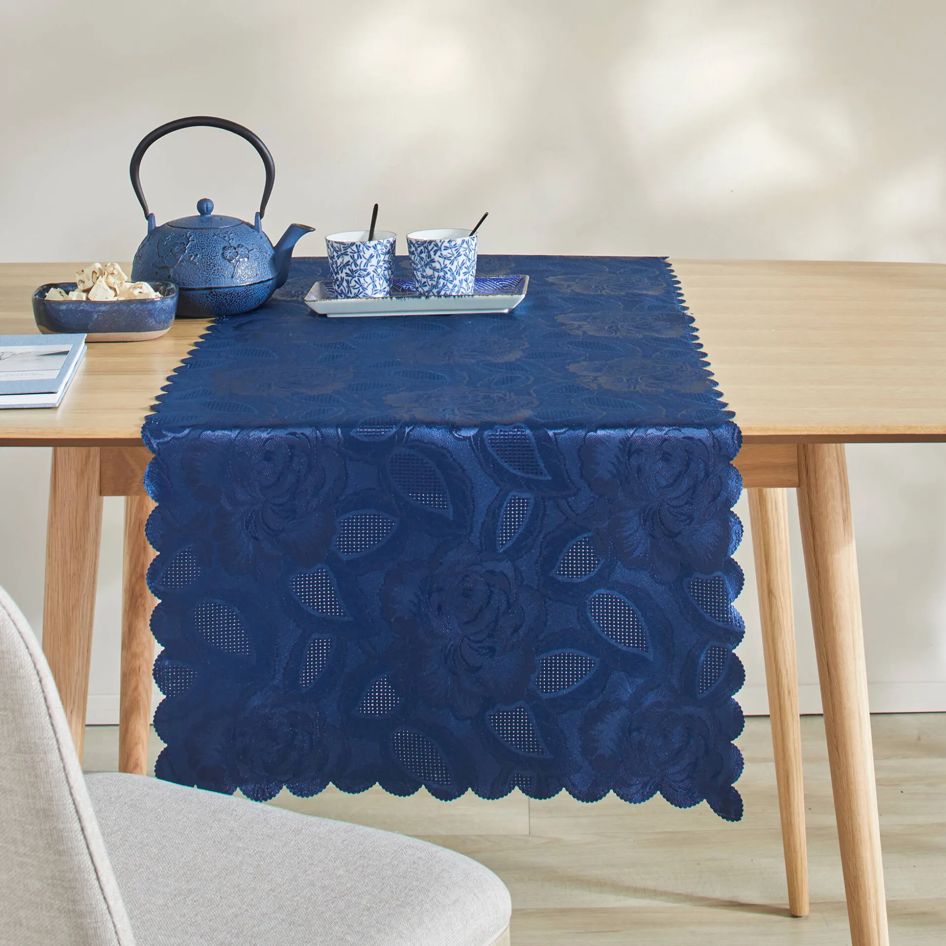 Jacquard tafellaken in damast
