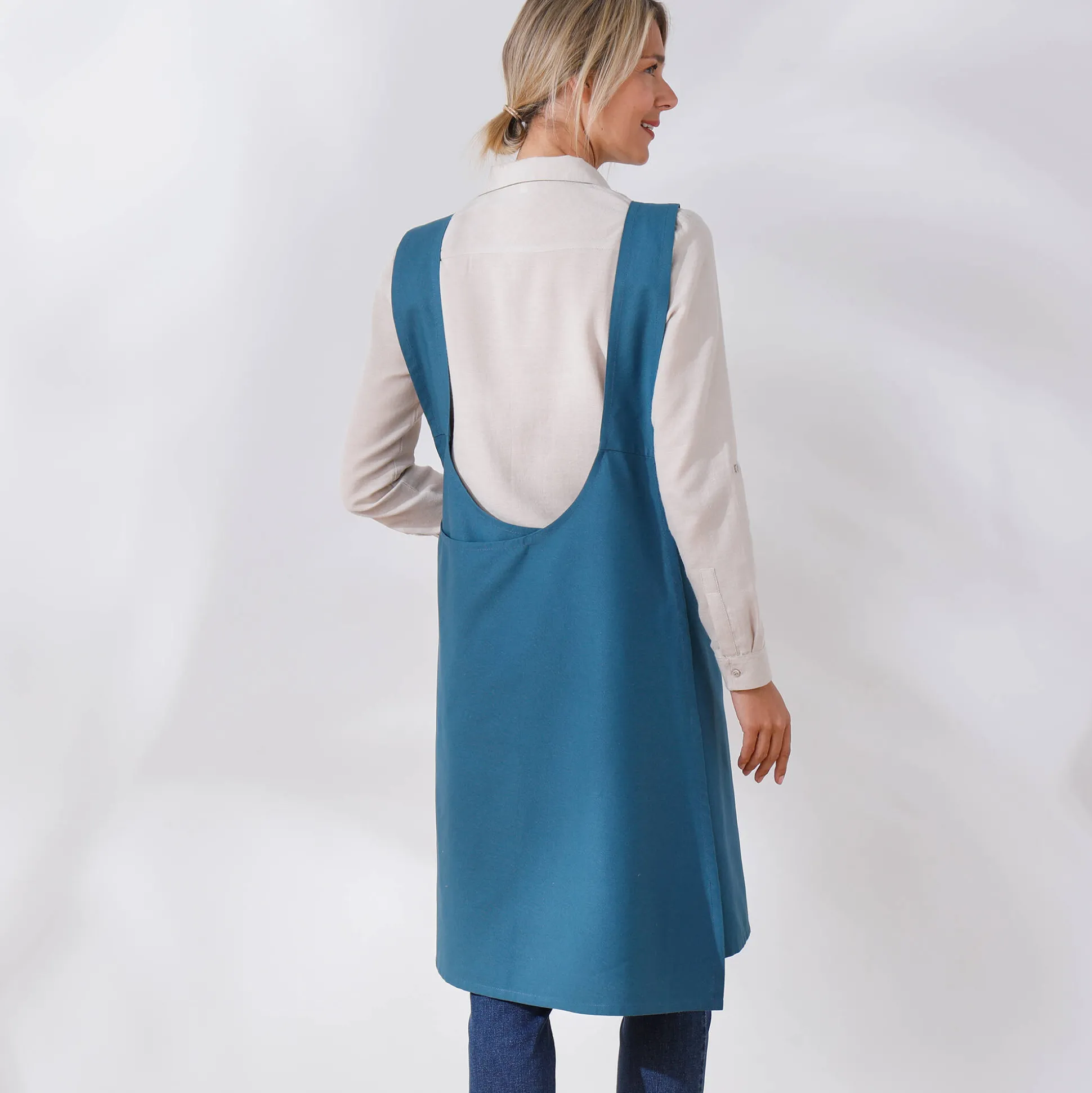 Japanse keukenschort in katoen