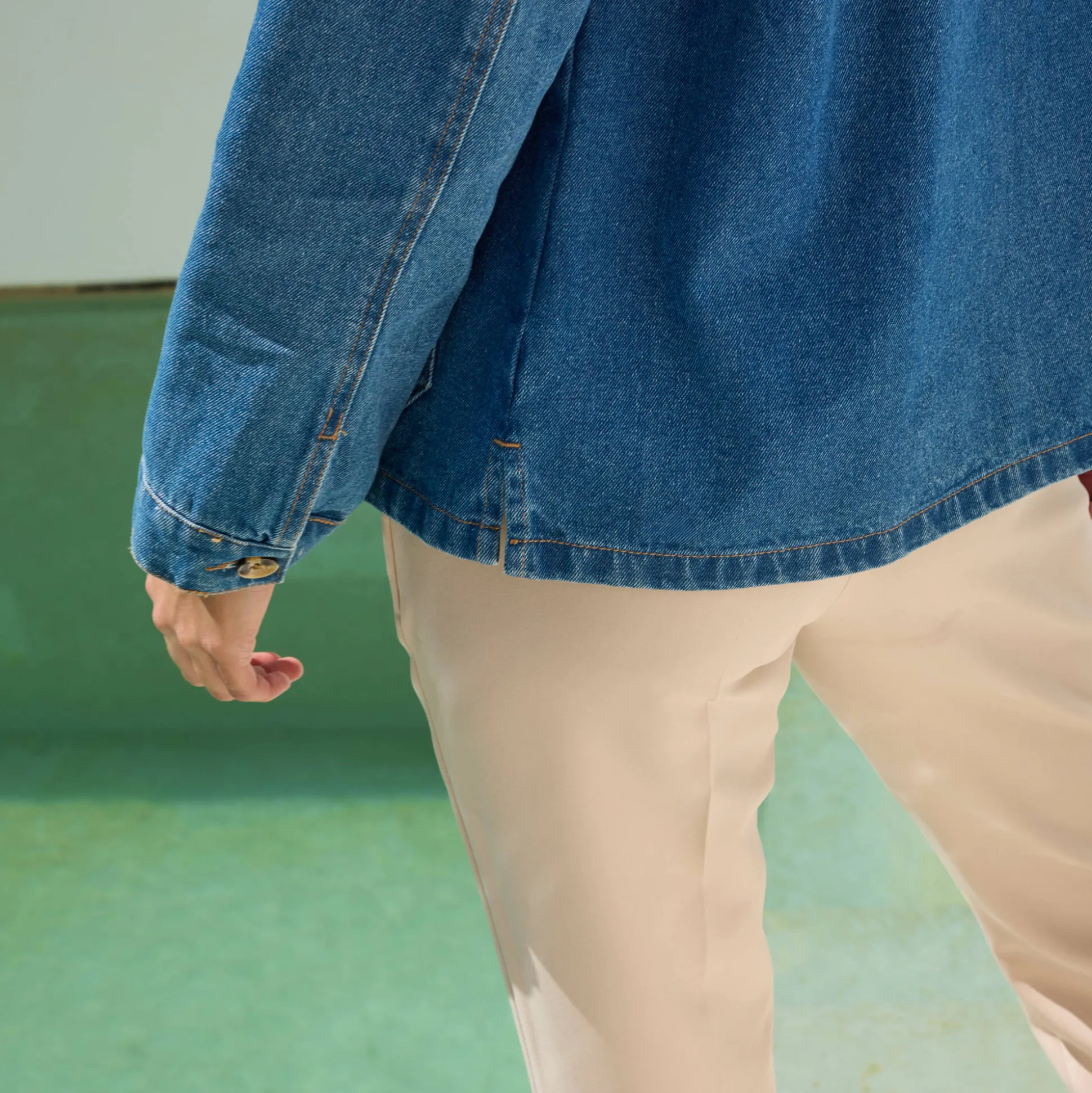 Jasje met knoopsluiting, jeans