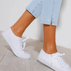 3/4-jeans met elastische taille