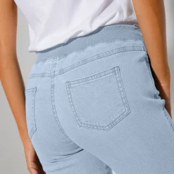 3/4-jeans met elastische taille