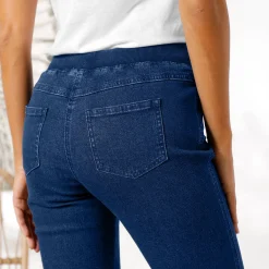 3/4-jeans met elastische taille