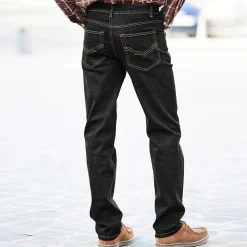 Jeans met 5-zakkenmodel, rekbaar katoen - binnenpijplengte 72 cm