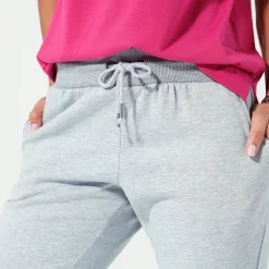 Joggingbroek in geruwd molton