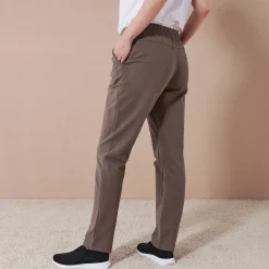 Joggpant in molton met elastische taille