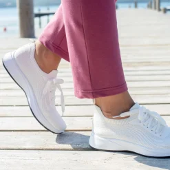 Joggpant in molton met elastische taille
