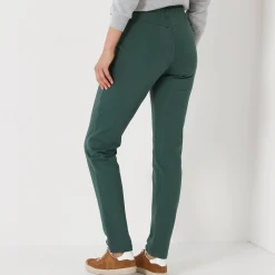 Joggpant in molton met elastische taille