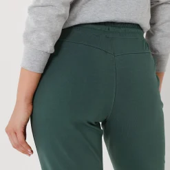 Joggpant in molton met elastische taille