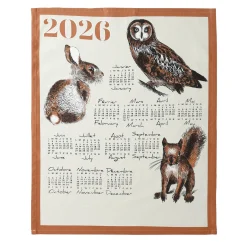 Kalenderdroogdoek : honden, katten, bergdieren - set van 3