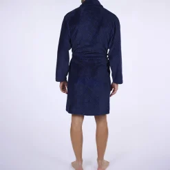 Kamerjas in fleecetricot met print en pluchen touch
