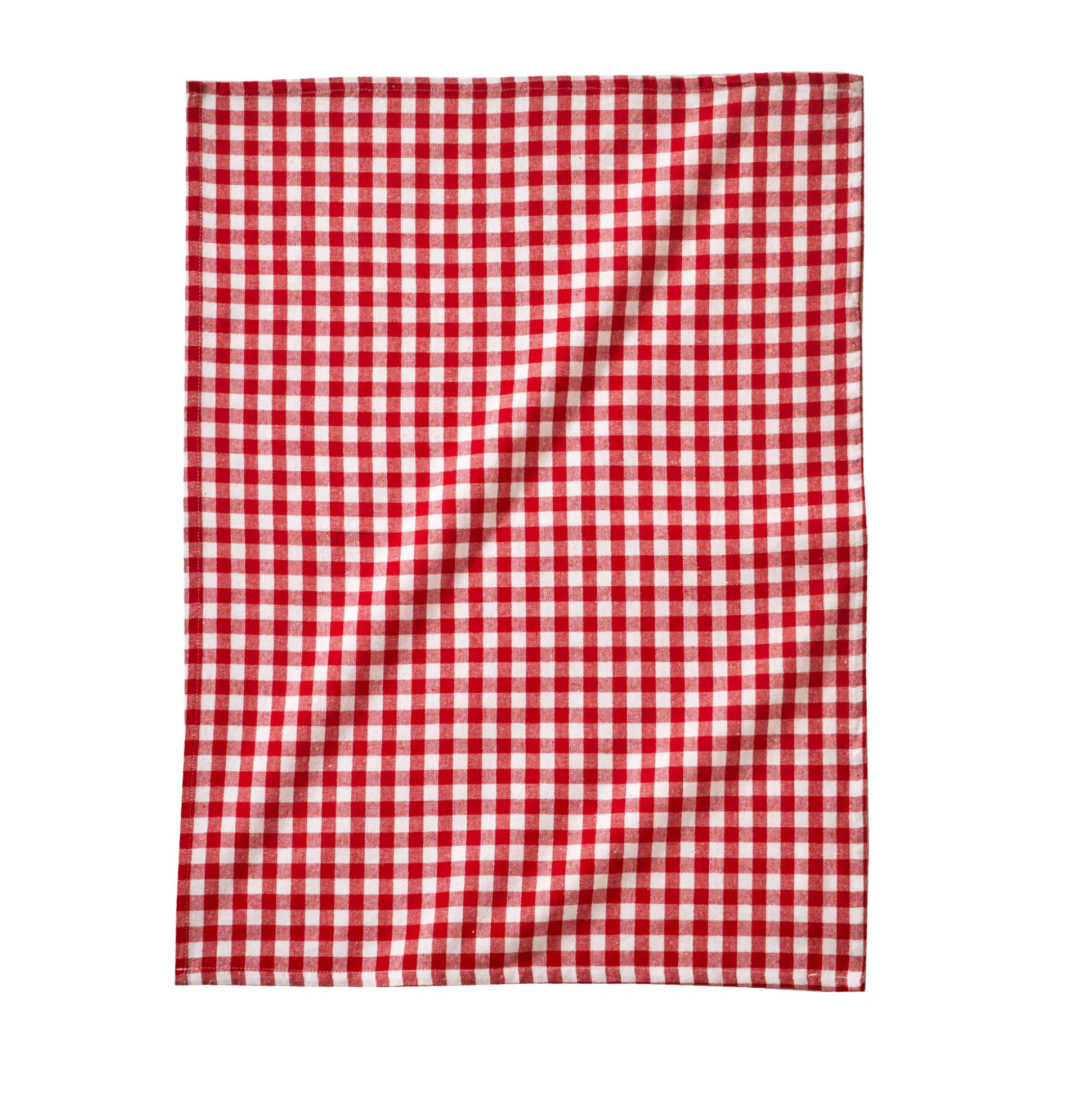 Katoenen droogdoek met ingeweven ruiten - set van 3